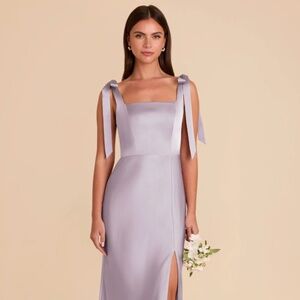 Birdy Grey Alex Matte Satin Dress - Dusty Lilac - worn once & Dry Cleaned! M